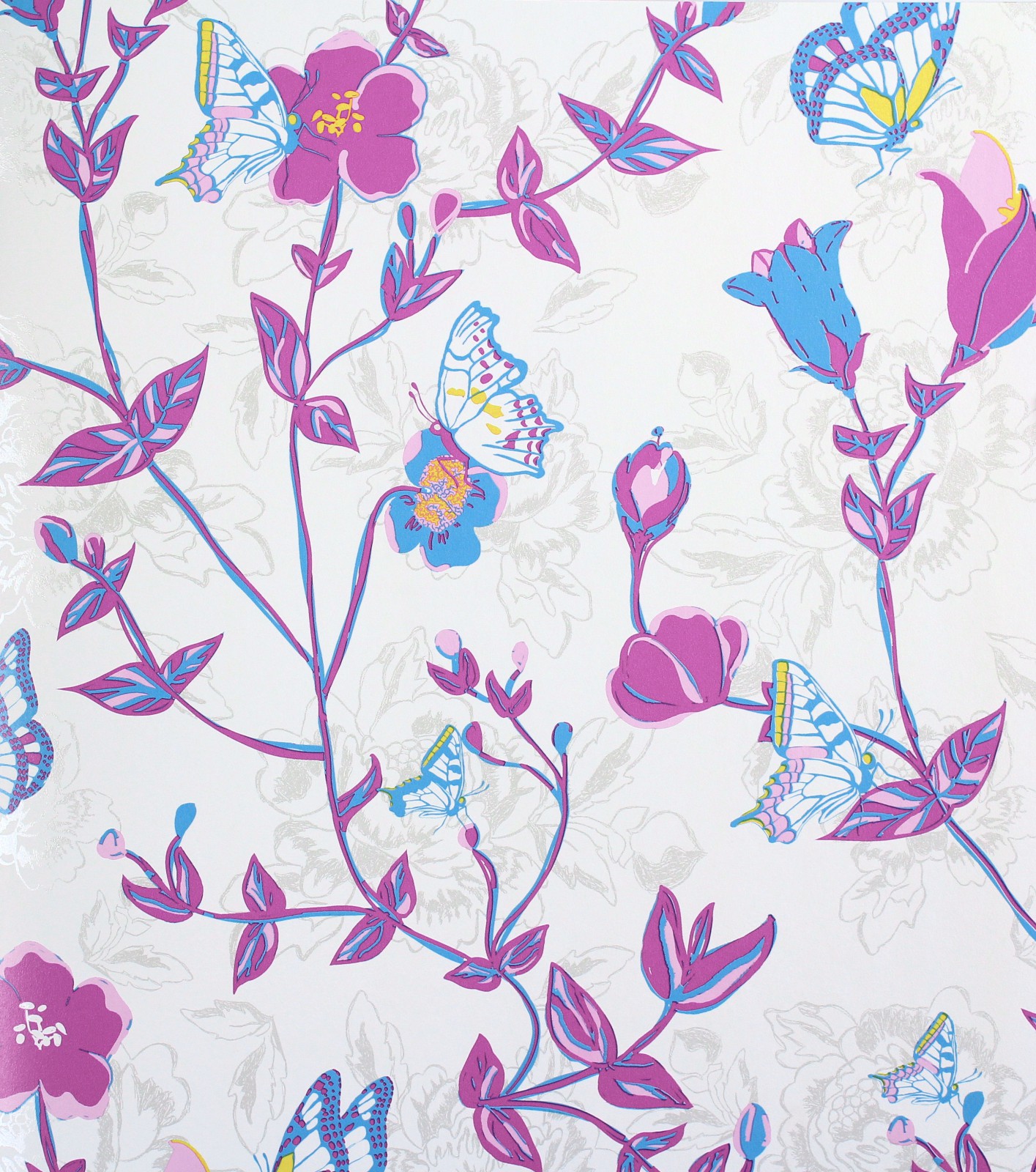 Tapeten Vintage Shabby Chic : Wallpaper Rasch Vintage Chic non-woven wallpaper 321561 floral pink Tapeten Vintage Shabby Chic : Wallpaper Rasch Vintage Chic non-woven wallpaper 321561 floral pink