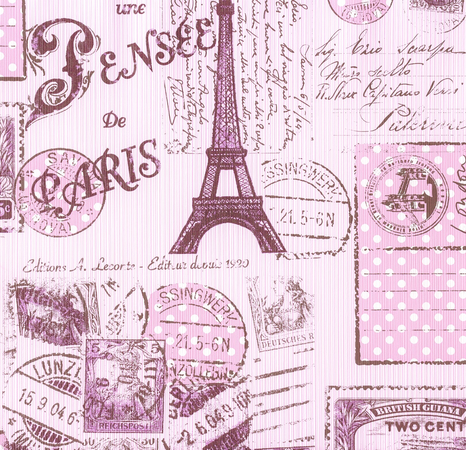 Kids wallpaper Paris Boys & Girls rose 93630-2 Kids wallpaper Paris Boys & Girls rose 93630-2